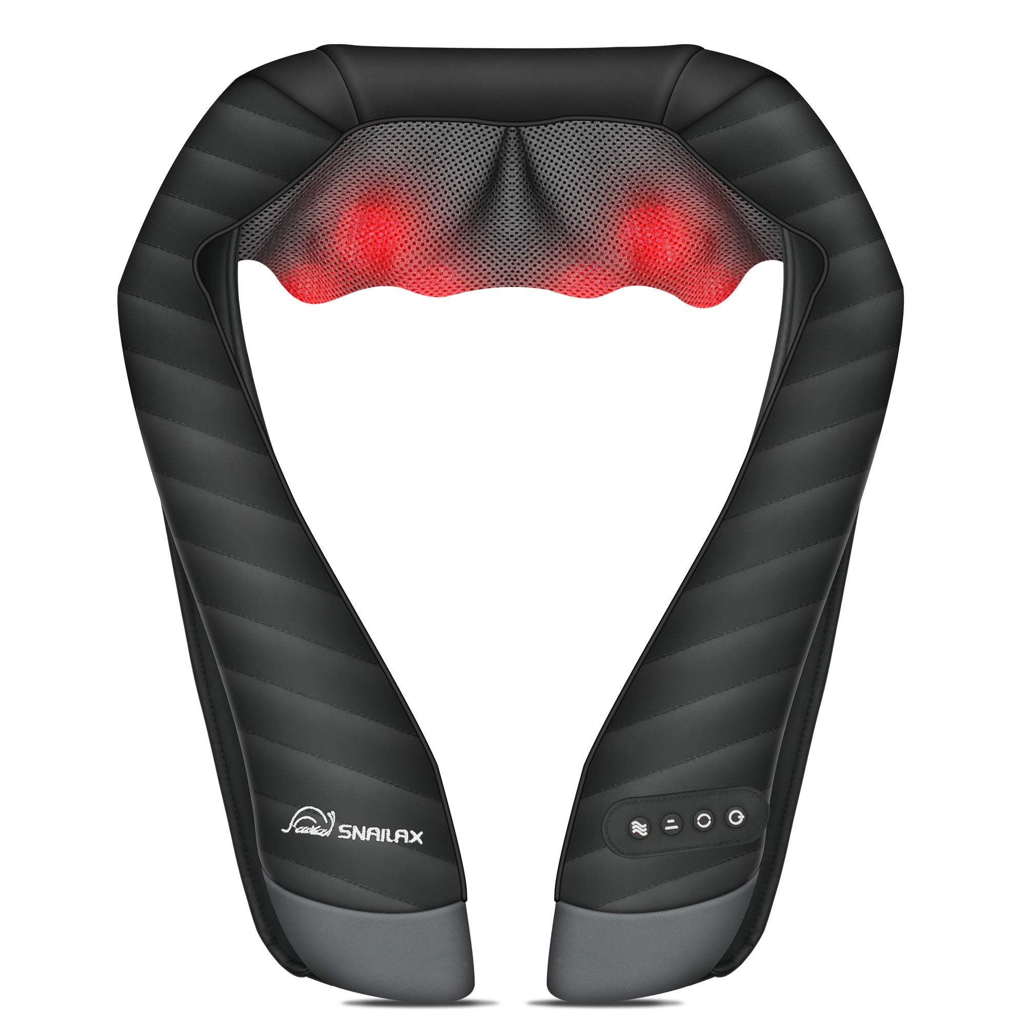 Heated Shiatsu Neck & Shoulder Massager - Deep Kneading Pain