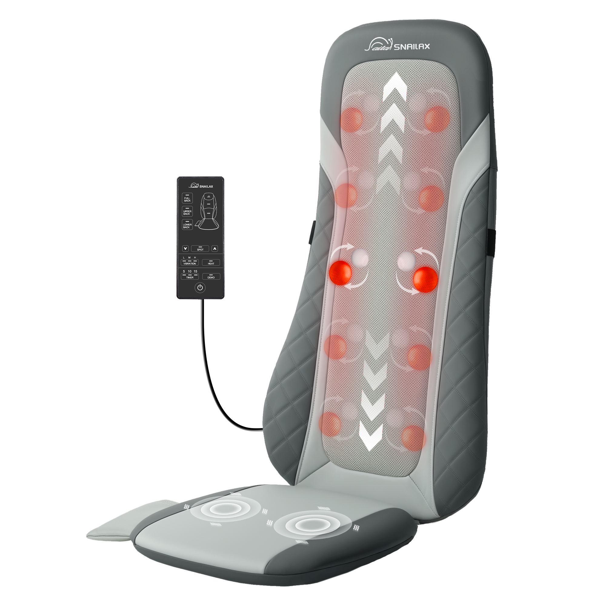 Shiatsu Back Massager, Longer Massage Chair Pad