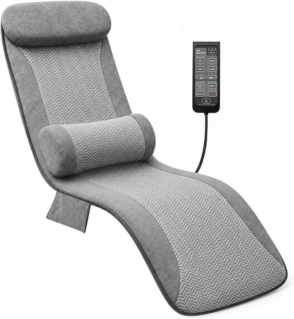 Snailax Heated Full Body Massage Mat with Lumbar Air Support