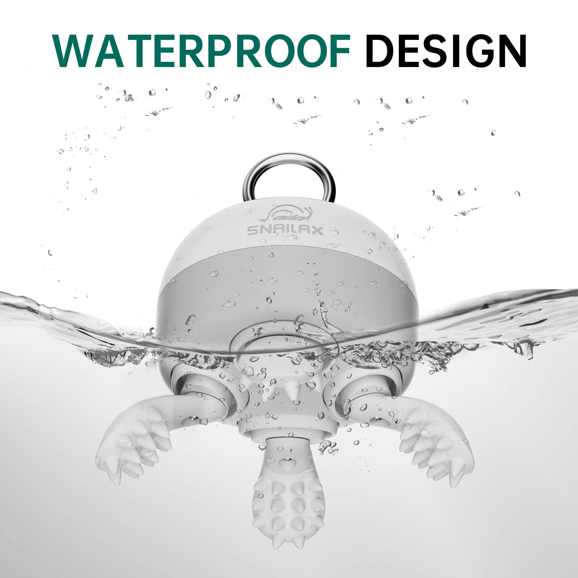 Snailax Handheld Massager Snailax Electric Handheld Cordless Head Scalp Massager for Stress Relaxation & Hair Growth - 4329