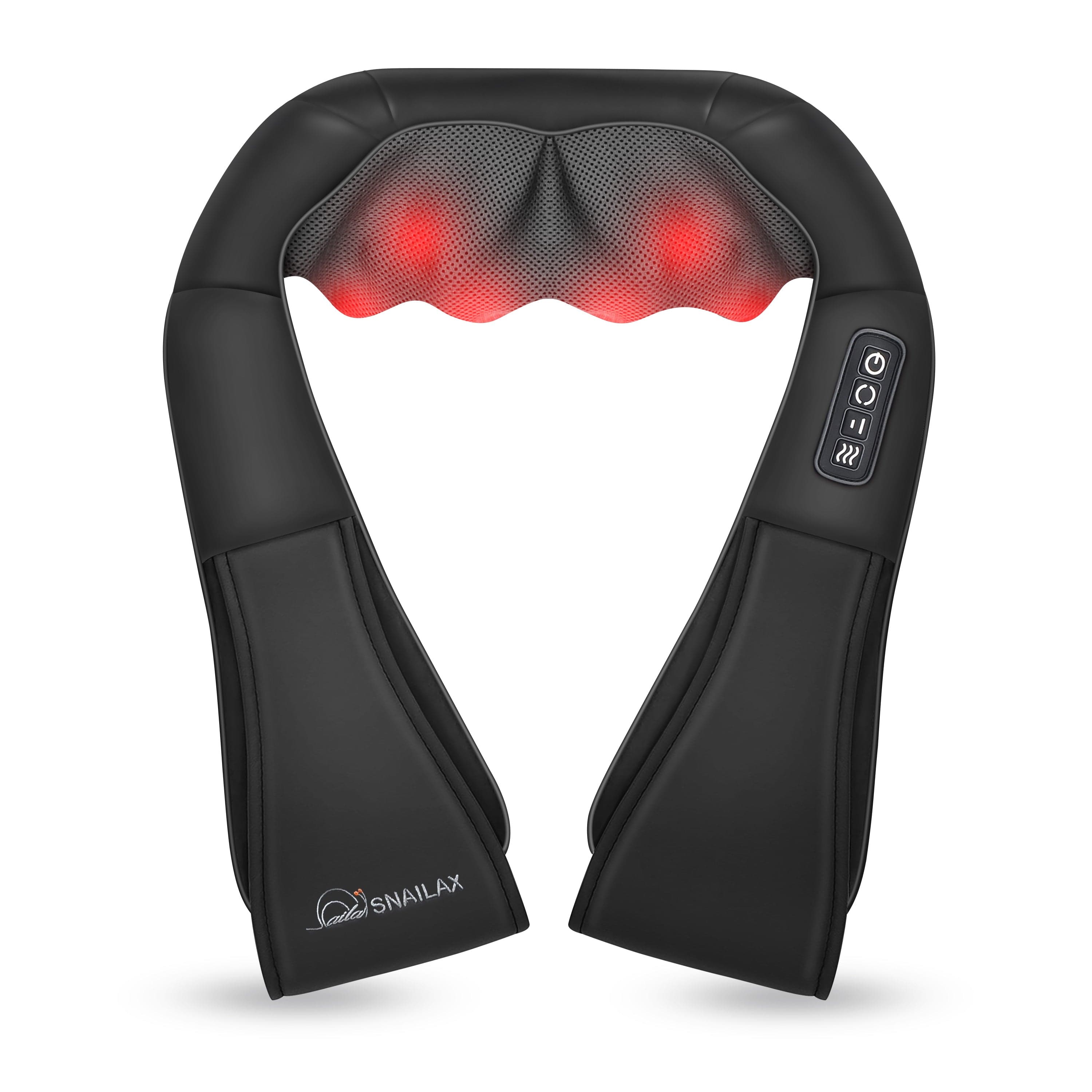 Snailax Neck Massager Shiatsu Neck Massager with Heat,Back Massager,Neck and Shoulder Massager with 3D Roller - 632