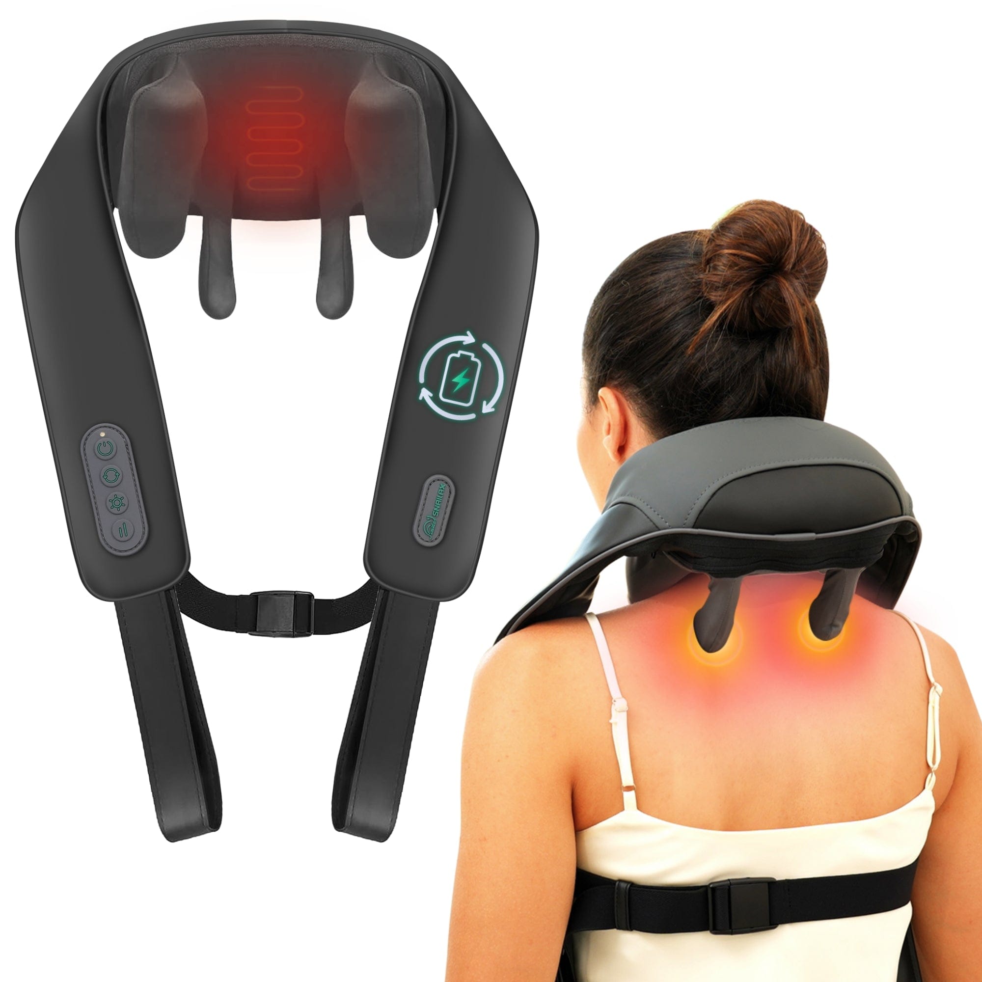 How a heated neck massager works