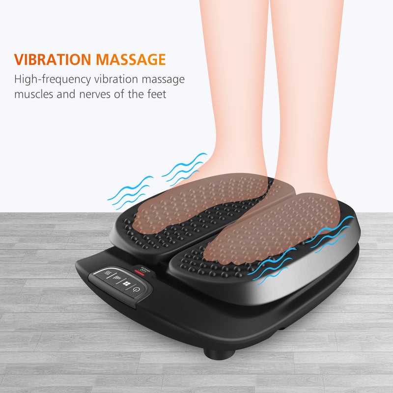 Snailax Foot Massager Machine with Heat,Remote Control (Black) --591B