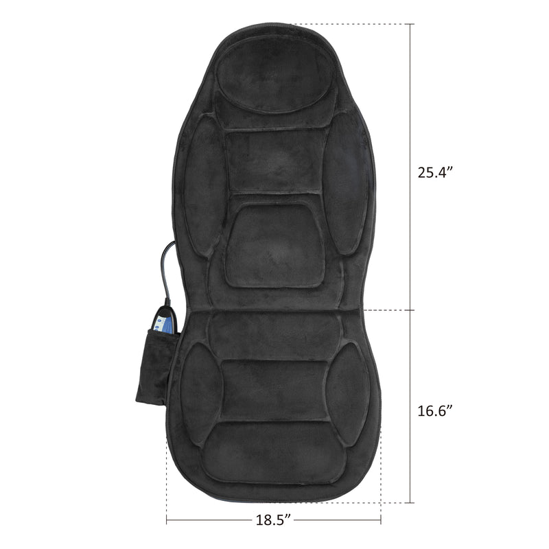 Vibration Massage Seat Cushion with Heat(Black) - 262PB