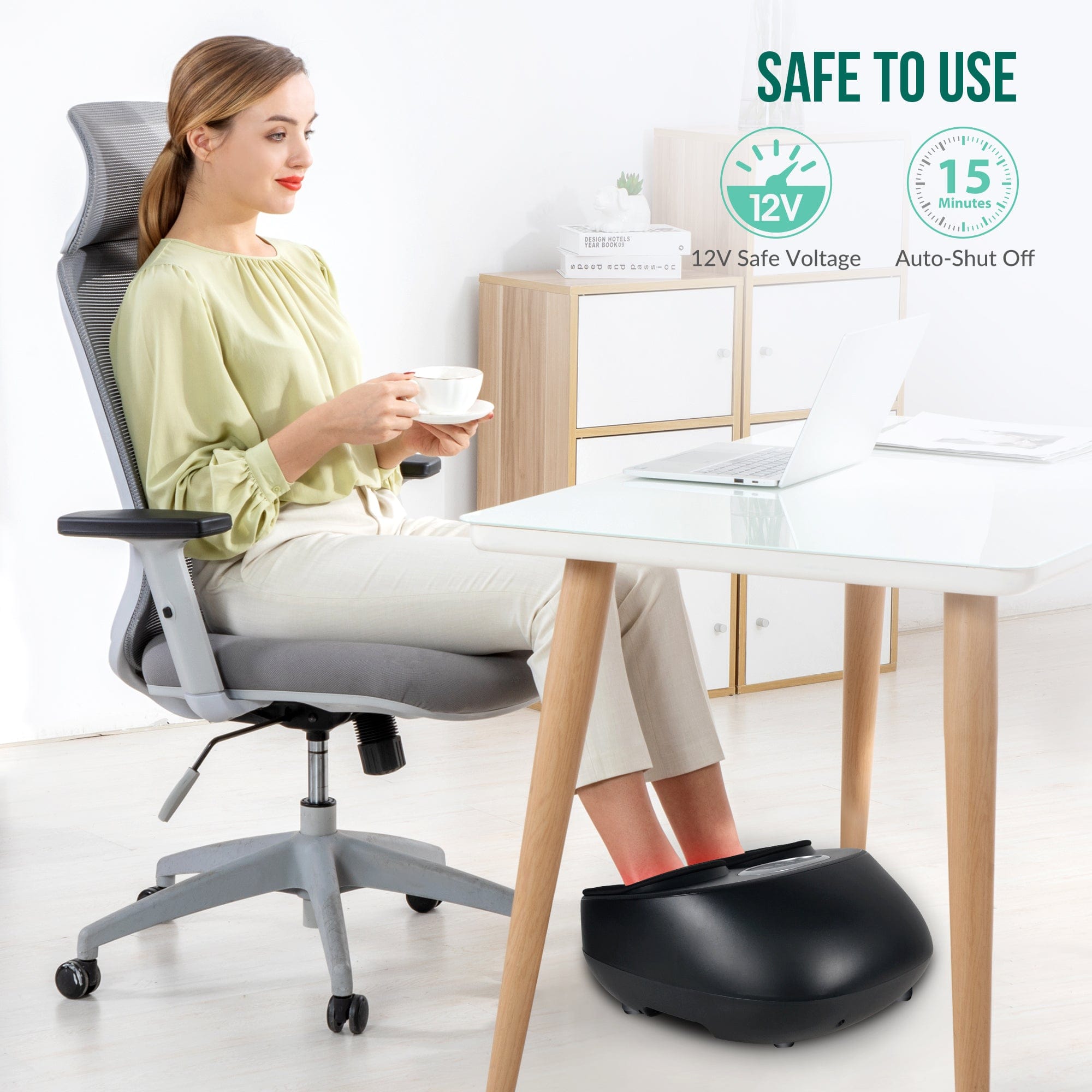 Snailax Shiatsu Foot Massager Machine Safe to Use