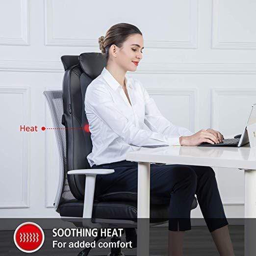 SNAILAX Back Massager 3D/2D Shiatsu Back Massage Chair Pad
