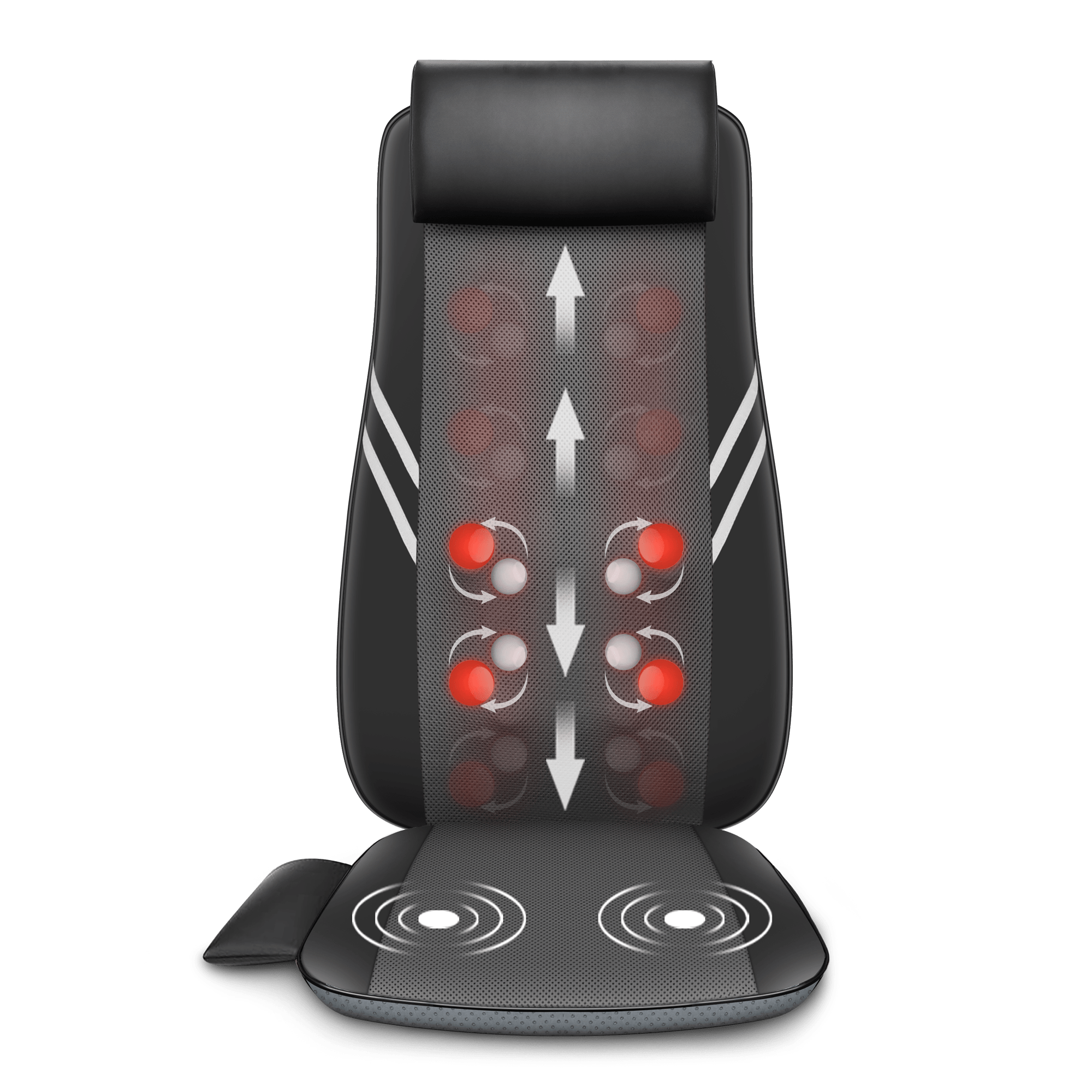 SNAILAX Back Massager Shiatsu 8 Node Chair Back Massager