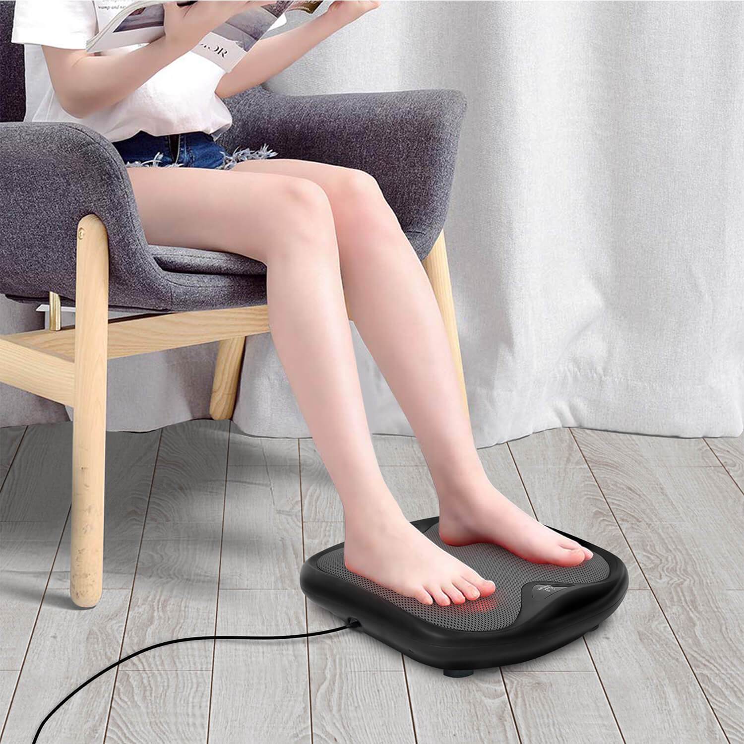 SNAILAX Foot massager Shiatsu Kneading Foot & Back Massager - 593