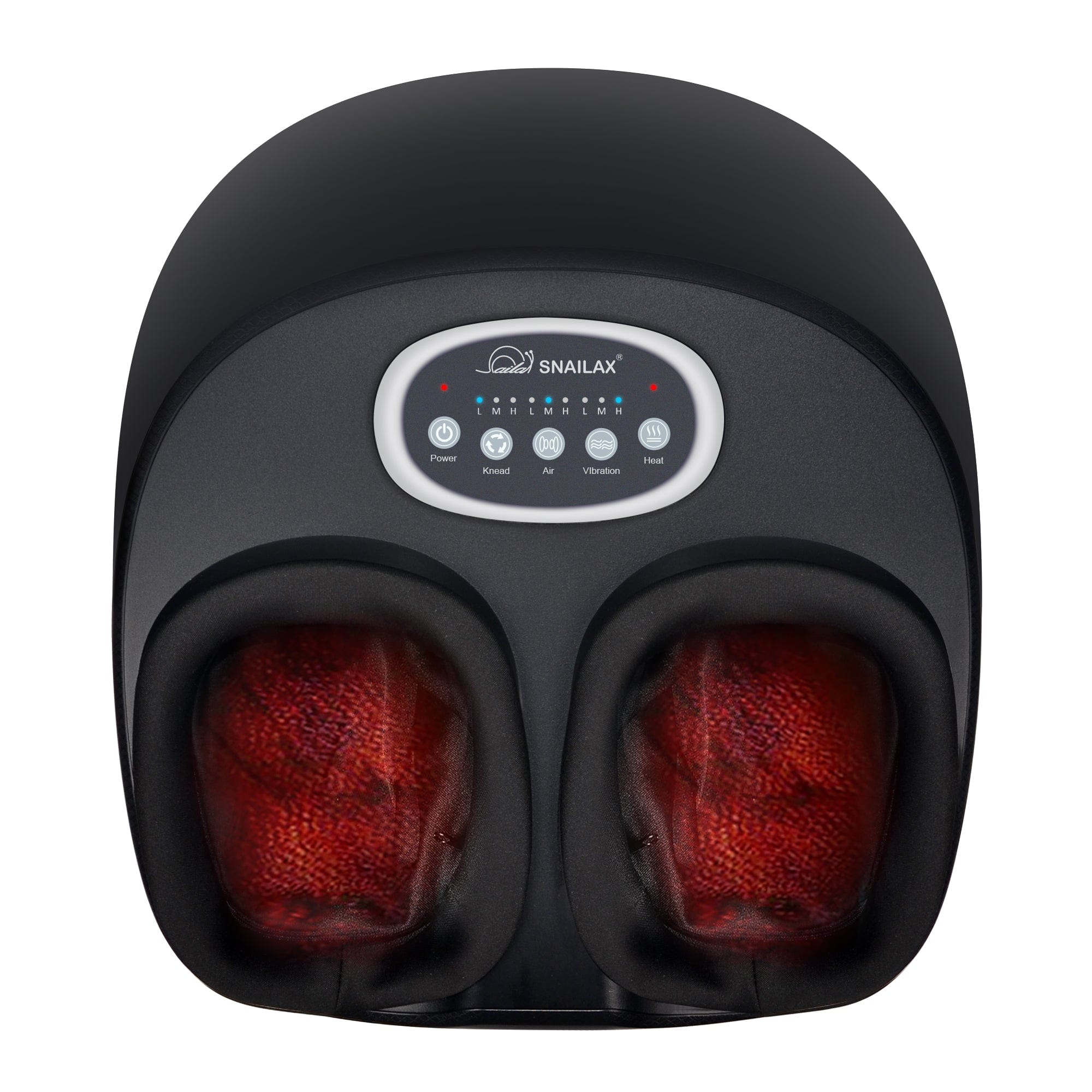 Black Snailax Shiatsu Foot Massager Machine with Heat - 527