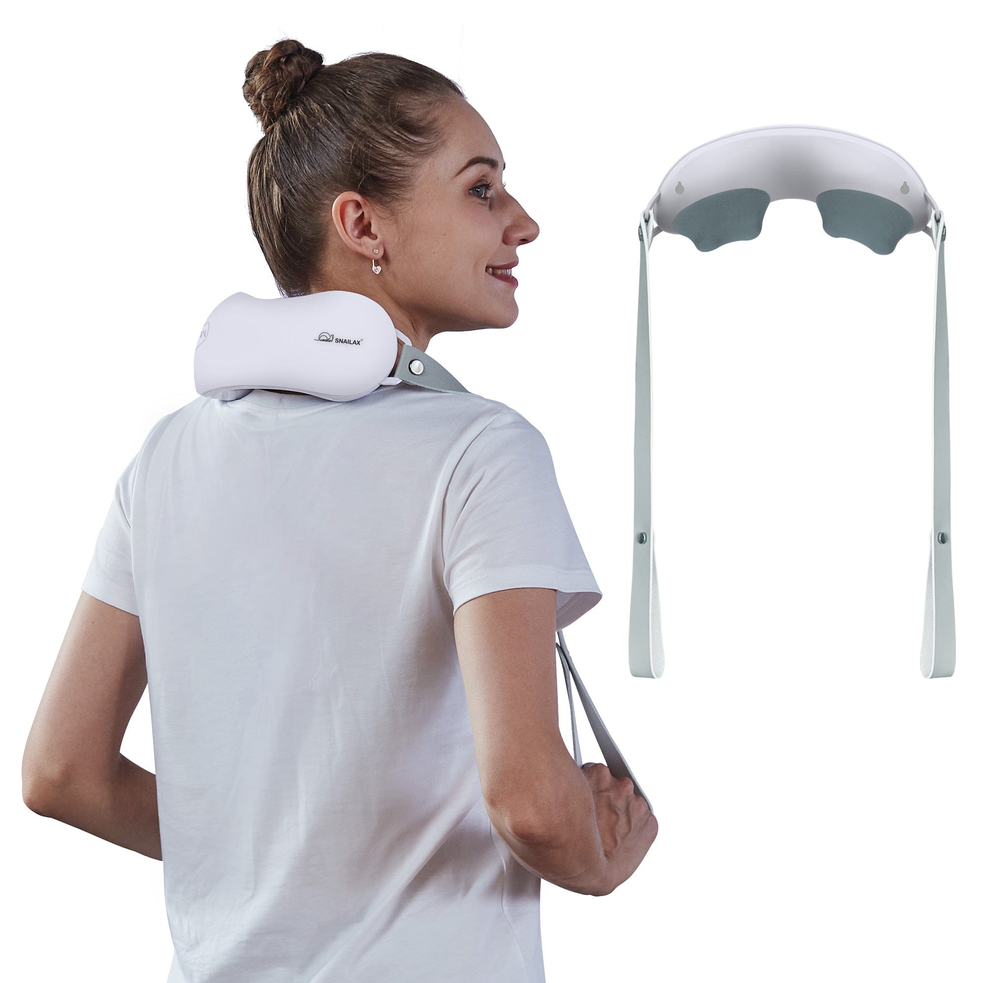 Snailax Snailax Cordless Neck Massager with Heat, Shiatsu Back Massage Pillow --SL-612