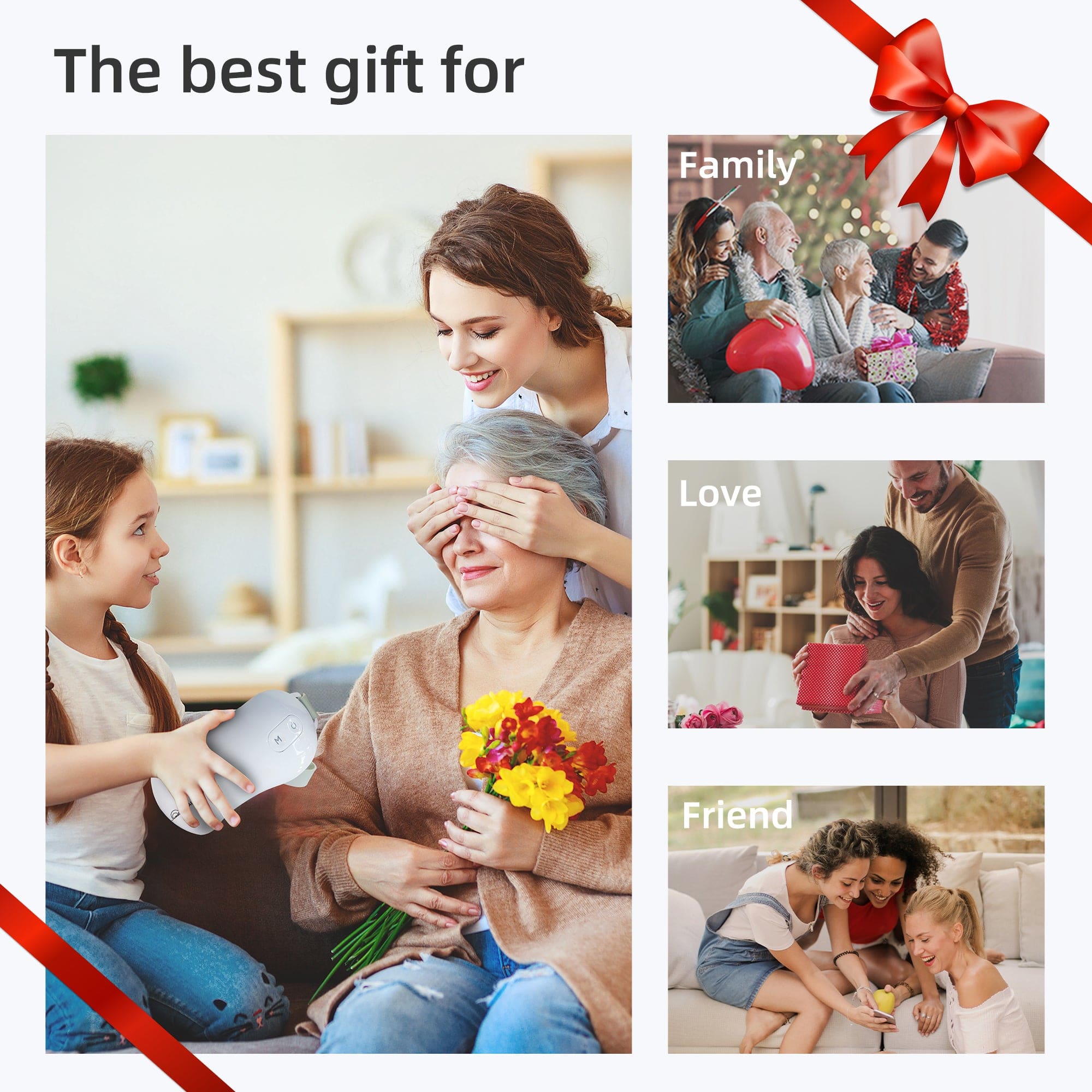 Snailax Snailax Cordless Neck Massager with Heat, Shiatsu Back Massage Pillow --SL-612