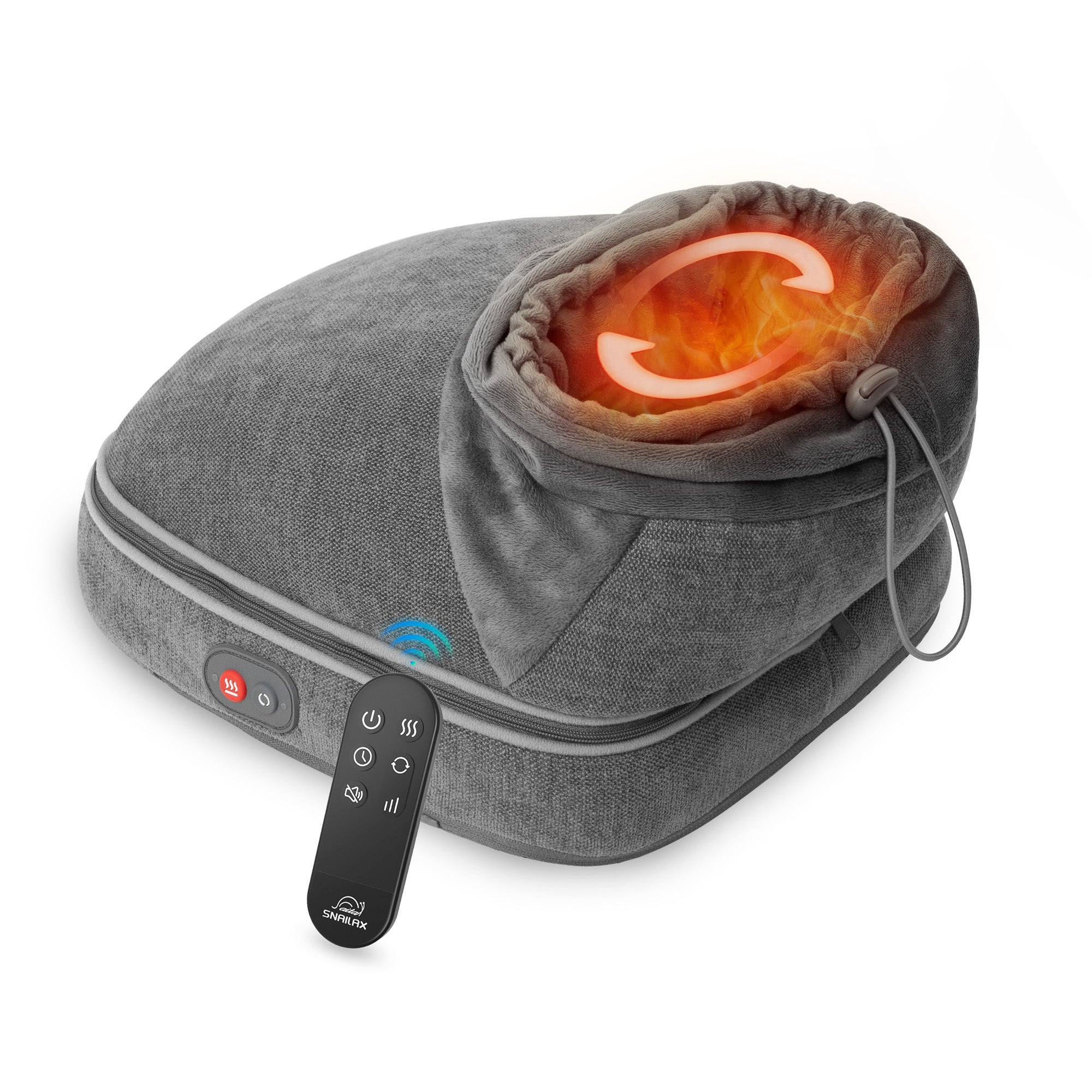Snailax Shiatsu Foot Massager with Heat - Deep Kneading for Pain Relief & Relaxation