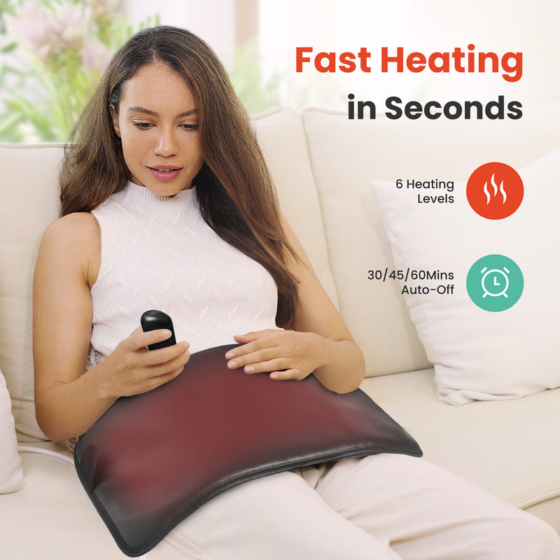Snailax Jade Electric Heating Pad for Back & Multiple Parts Pain Relief - SL-630