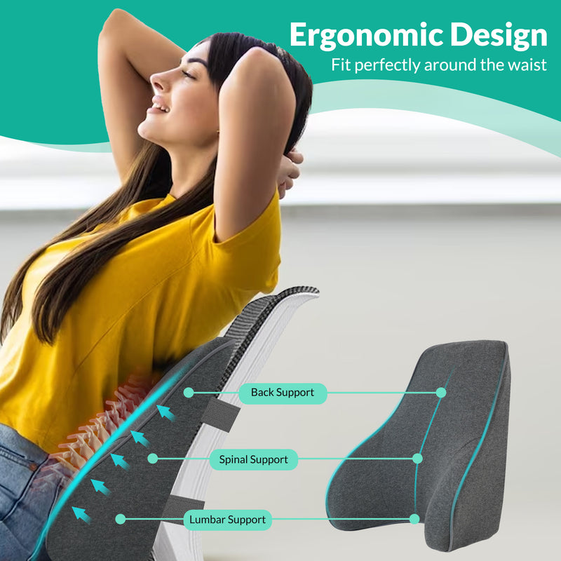 Lumbar Support Pillow for Office Chair Back Support Pillow for Car
