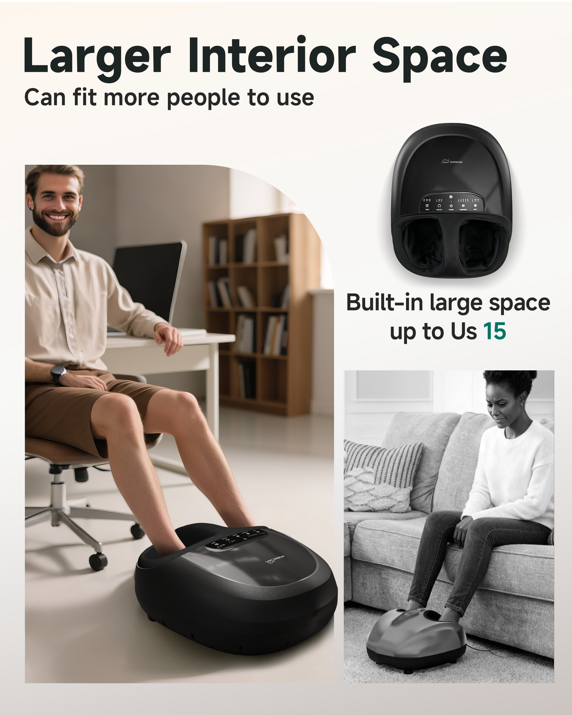 Shiatsu Foot Massager Plantar Fasciitis Neuropathy, Kneading with Remote Control