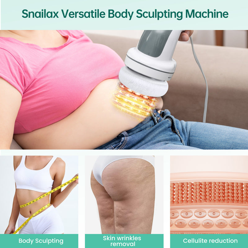 Snailax Handheld Cellulite Body Sculpting Massager with Adjustable Spe
