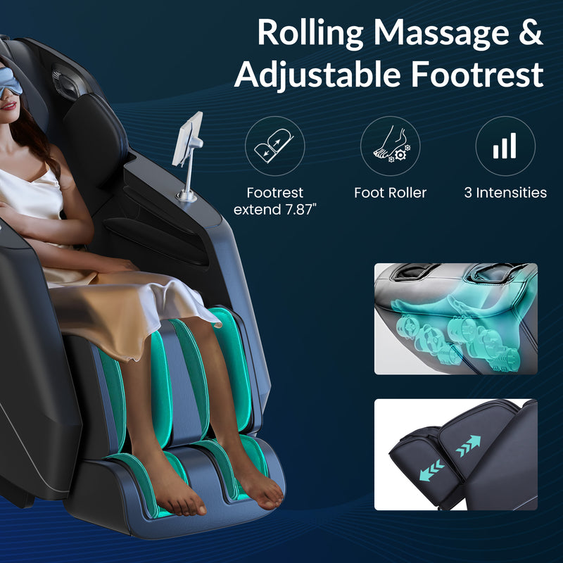 Snailax Zero Gravity Full Body Shiatsu Massage Recliner Massage Chair - SL-939