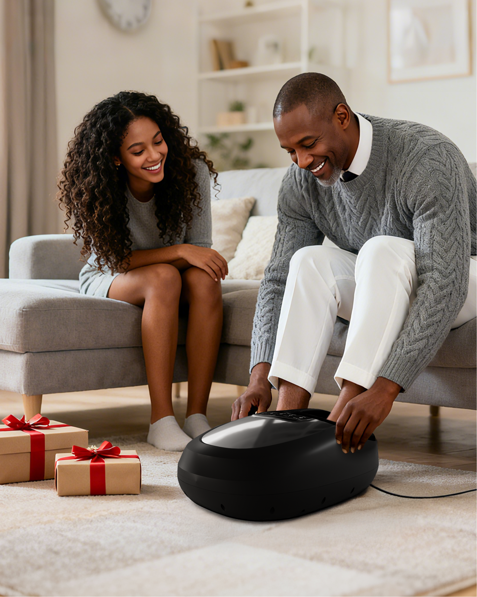 Shiatsu Foot Massager Plantar Fasciitis Neuropathy, Kneading with Remote Control