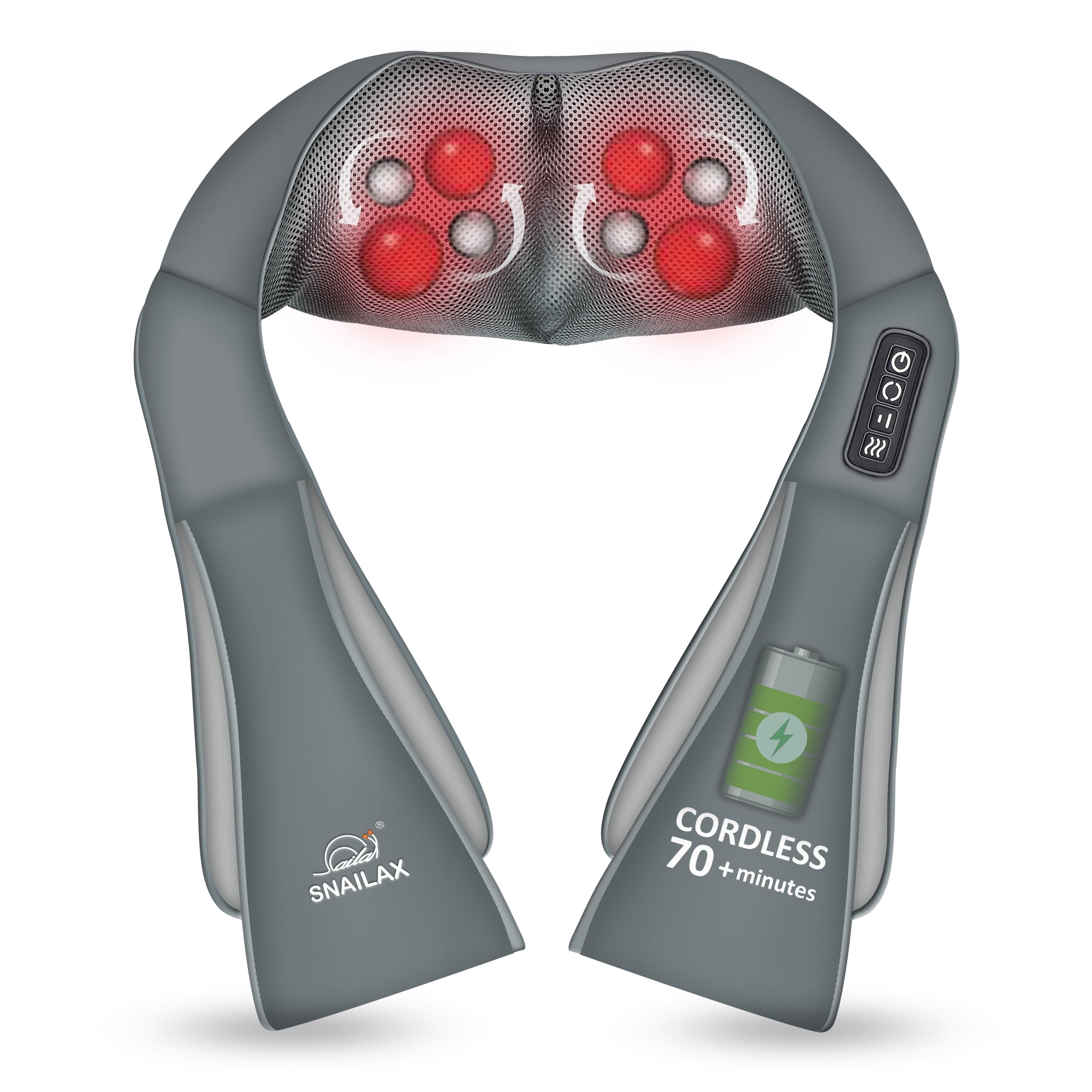 Snailax Cordless Neck Back Massager, Back Massager with 3D Roller - 632NC