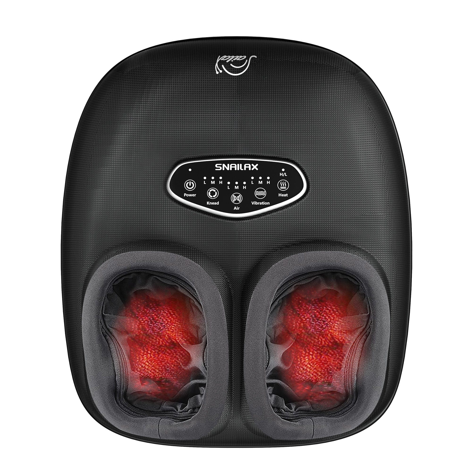 Snailax Electric Shiatsu Foot Massager with Heat, Kneading Vibration Compression and Remote Control, Size 13 - 52A2
