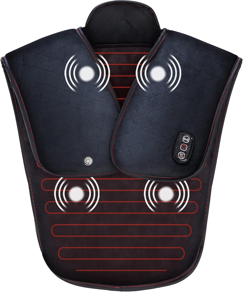 Snailax Massage Mat Black Snailax Heating Pad for Back Pain Relief, Large Heat Pads for Cramps, Neck and Shoulders - 661