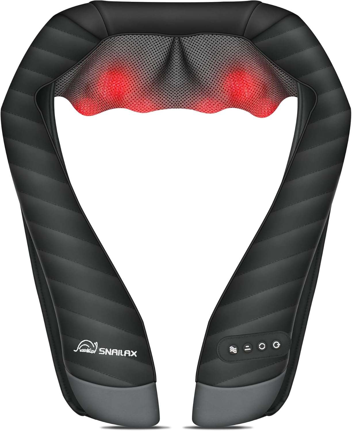 Snailax Neck Massager Snailax Neck Massager for Pain Relief Deep Tissue, Portable Shiatsu Shouder Back Massager with Heat, Gifts for Women and Men, Electric Massagers for Neck, Back, Shoulder - 611