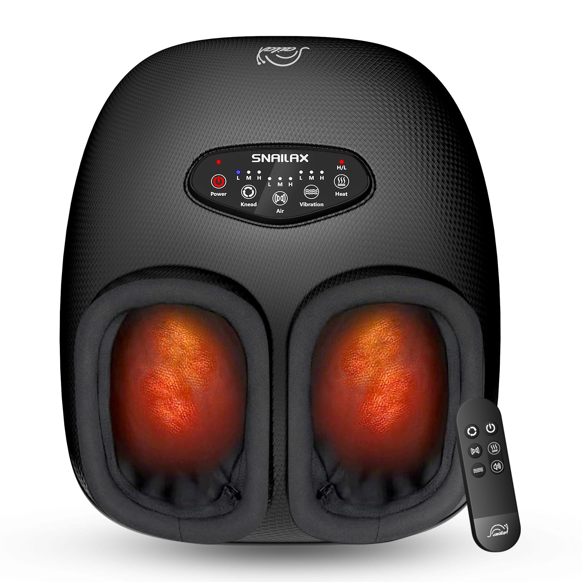 Snailax Snailax Electric Shiatsu Foot Massager with Heat Kneading Vibration Compression and Remote Control, Size 13 - 52A2RC