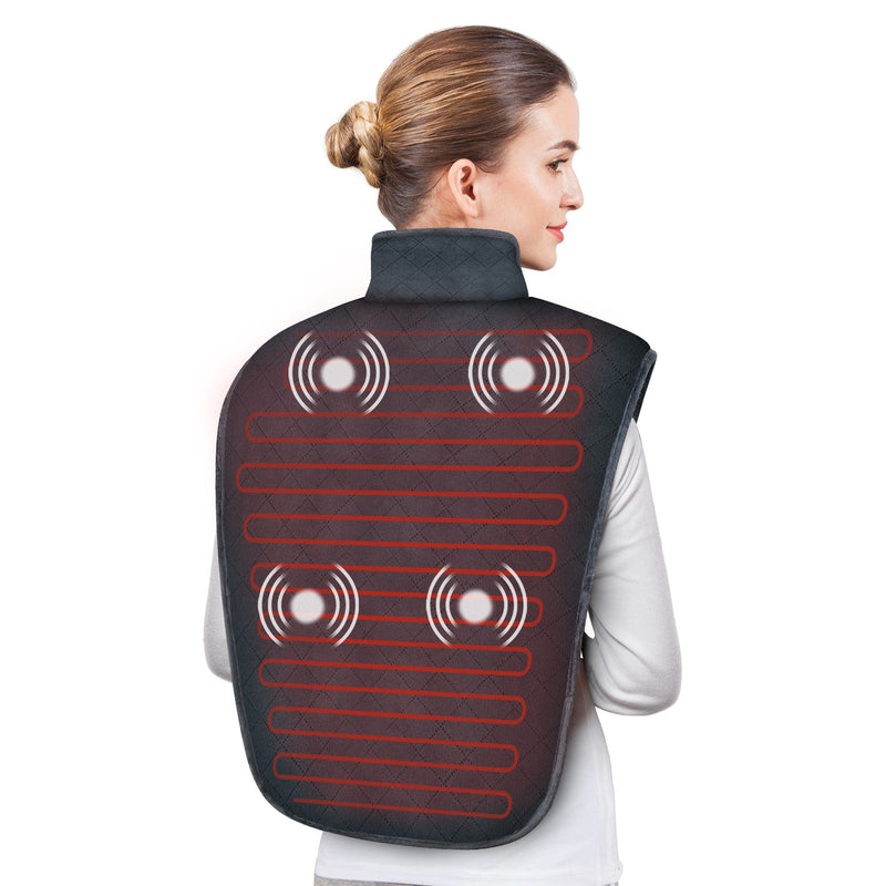 Snailax Heating Pad for Back Pain Relief, Large Heat Pads for Cramps, Neck and Shoulders--SL-661BG