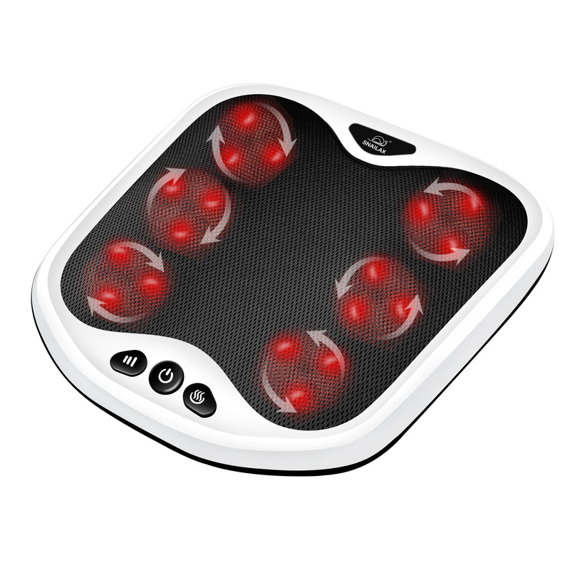 Shiatsu Foot Massager with Heat- Washable Cover Kneading Foot & Back Massager - 593