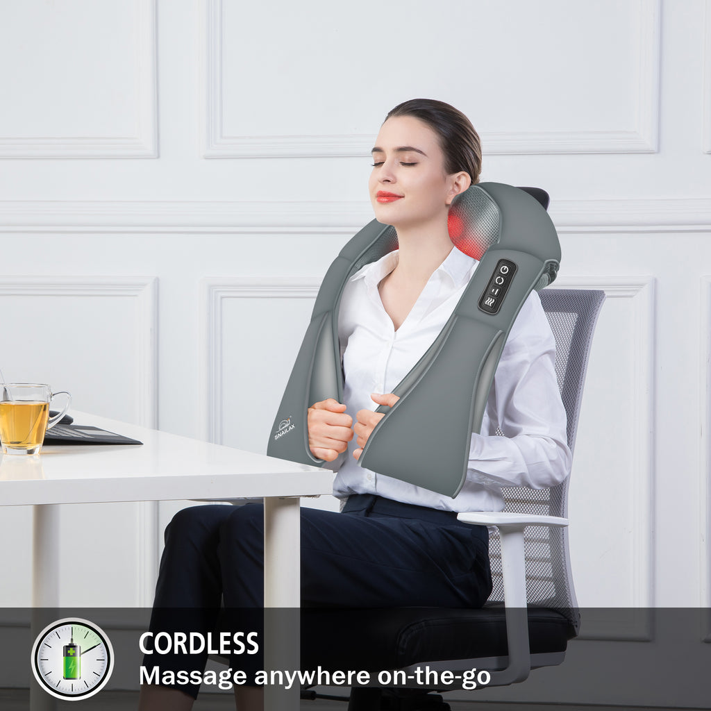 Cordless Neck and Back Massager - Shiatsu Neck and Shoulder Massager with  Heat - 632NC, 1 CT - Gerbes Super Markets