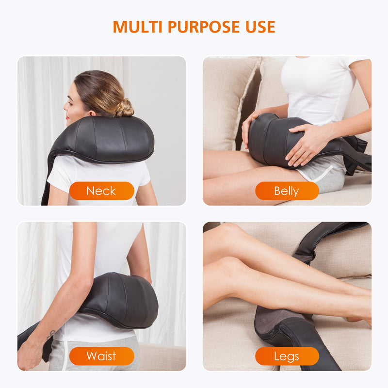 metallisk interpersonel Fortæl mig Heated Neck Massage Pillow | Buy Shiatsu Neck & Shoulder Massager Pilow  with Heat - Snailax