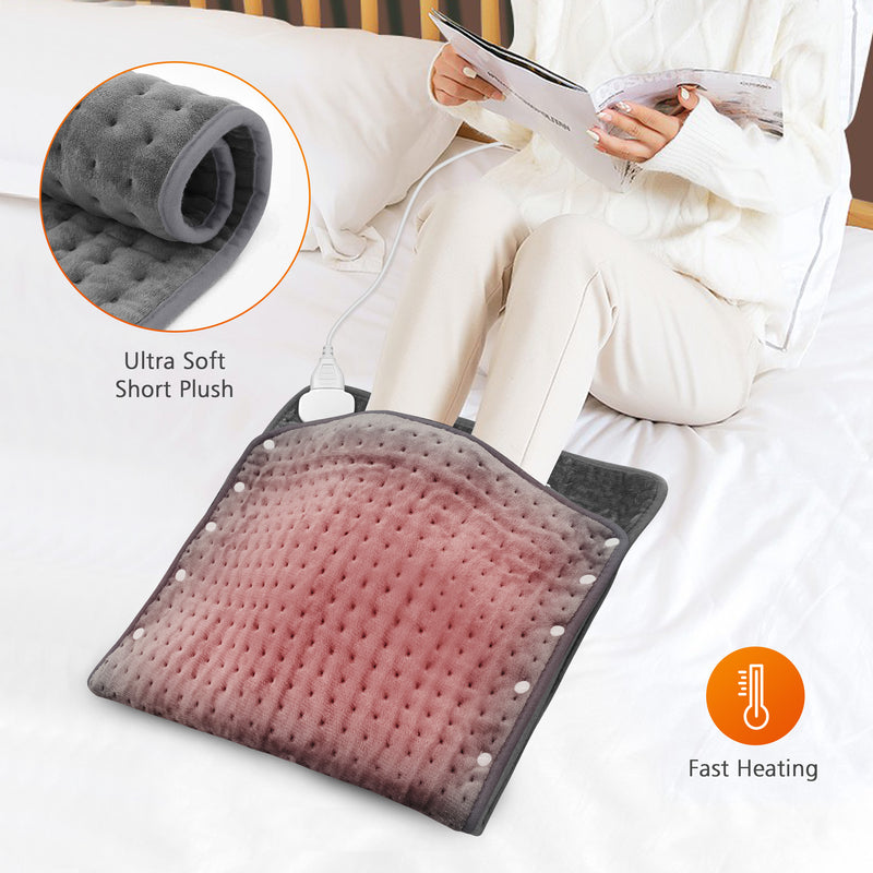 2-in-1 Foot Warmer & Heating Pad for Back Pain,6 Temperature Settings & Auto Shut Off -KH-019F8
