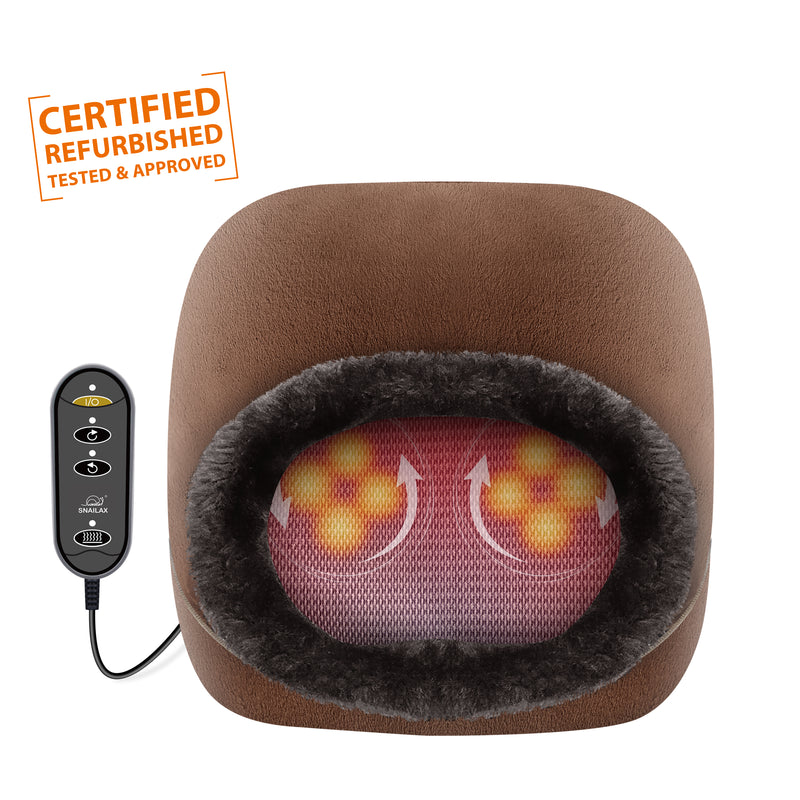 Certified Refurbished - Shiatsu Foot Massager with Heat,Heated Feet warmer and Back Massager - 522SP