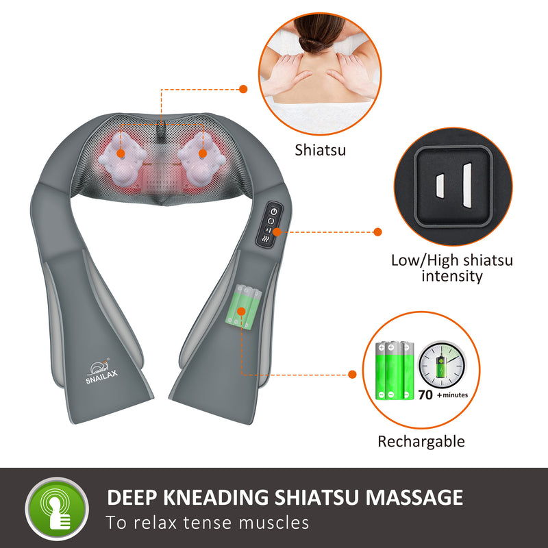 Nekteck Shiatsu Neck and Shoulder Massager