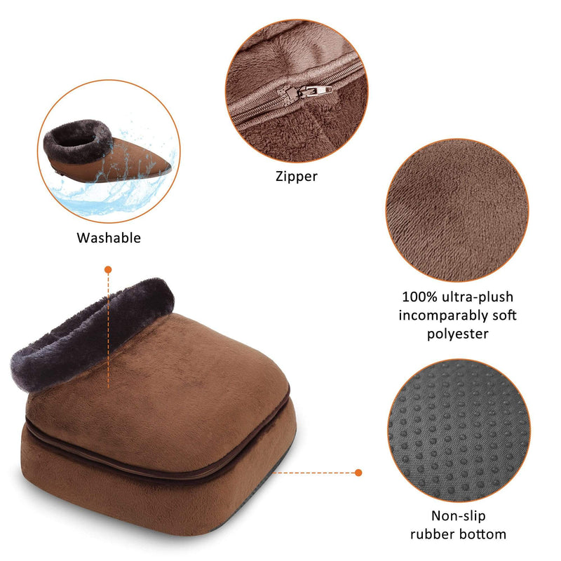 SNAILAX Foot massager 2-in-1 Kneading design Feet & Back Shiatsu Massager - 522SP