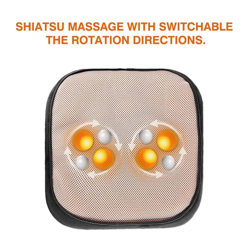 SNAILAX Foot massager 2-in-1 Kneading Feet & Back Shiatsu Foot Massager & Foot Warmer - 522S