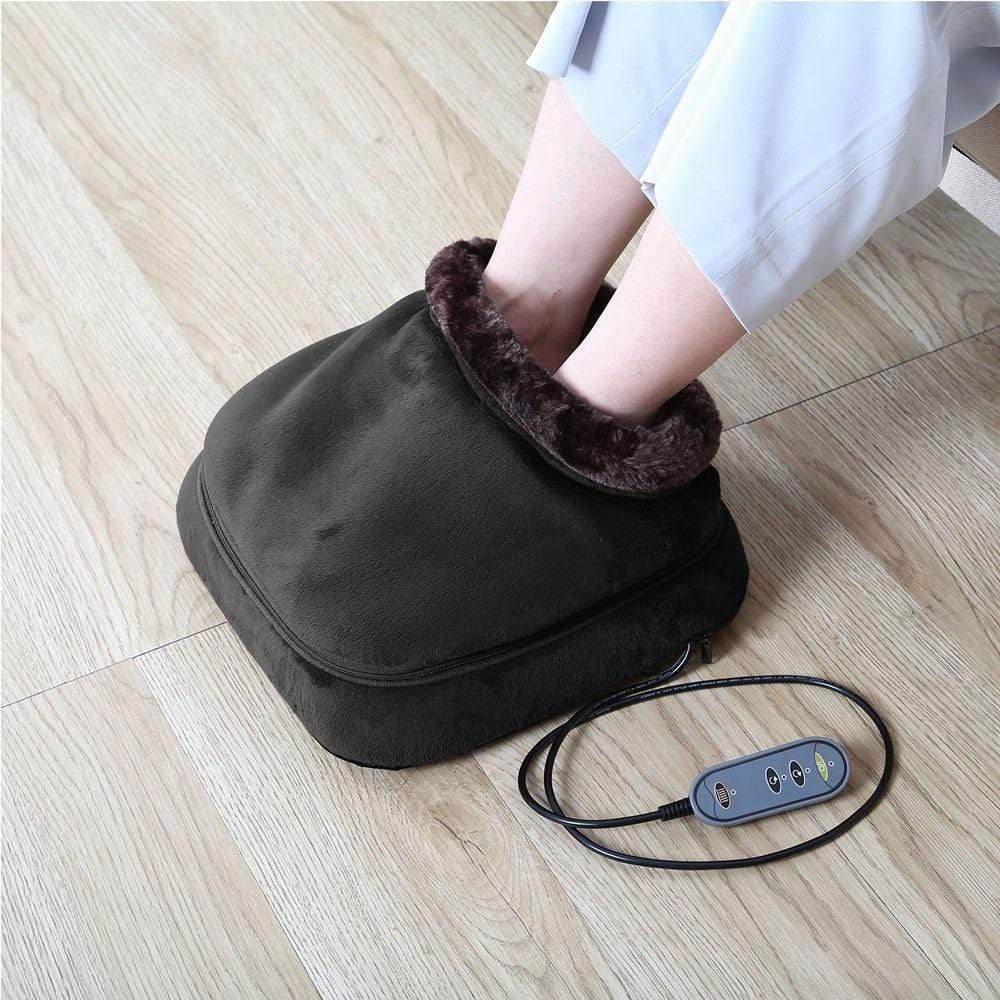 ModSavy Foot Massager Machine with Heat, 2-in-1 Foot Warmer Back