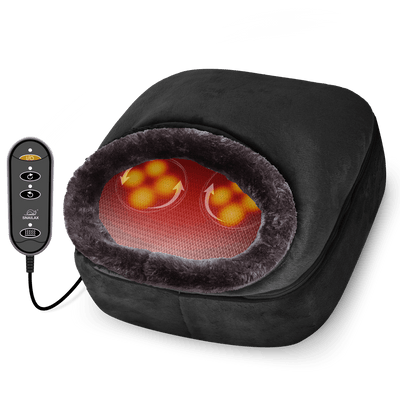 2-in-1 Shiatsu Foot massager and Back Massager with Heat,foot warmer