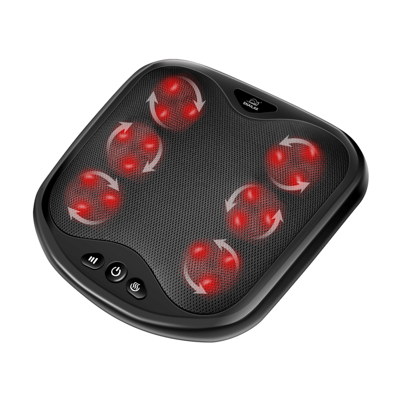 Snailax Shiatsu Kneading 2 in 1 Foot & Back Massager -593