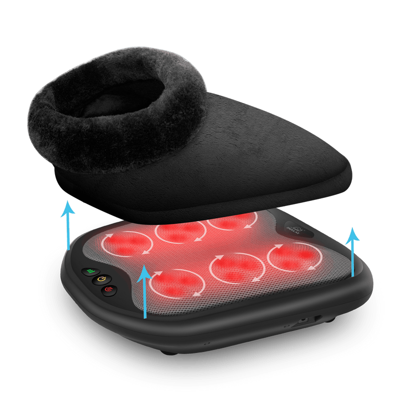 SNAILAX Foot massager Snailax Shiatsu Foot Massager with Heat & Foot warmer with Washable Cover - 593G