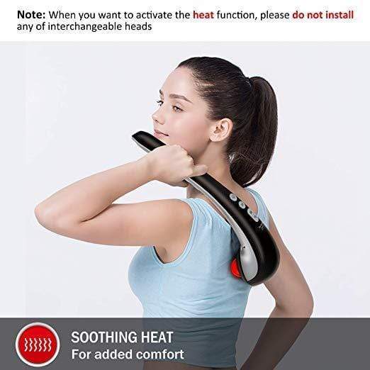 SNAILAX Handheld Cordless Back Massager with Handheld Percussion - 482