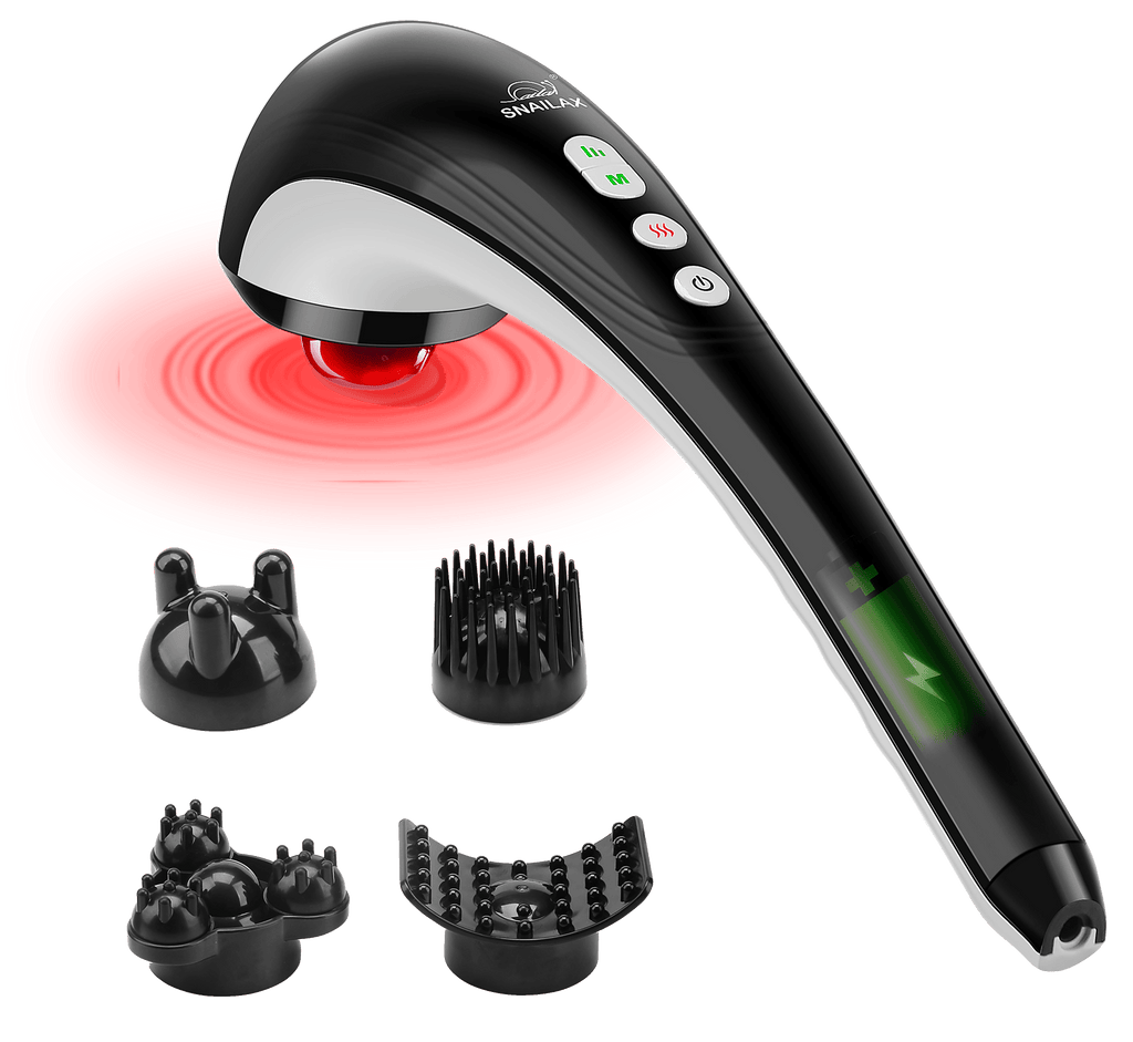 Snailax® Cordless percussion Back Massager with Heat-482