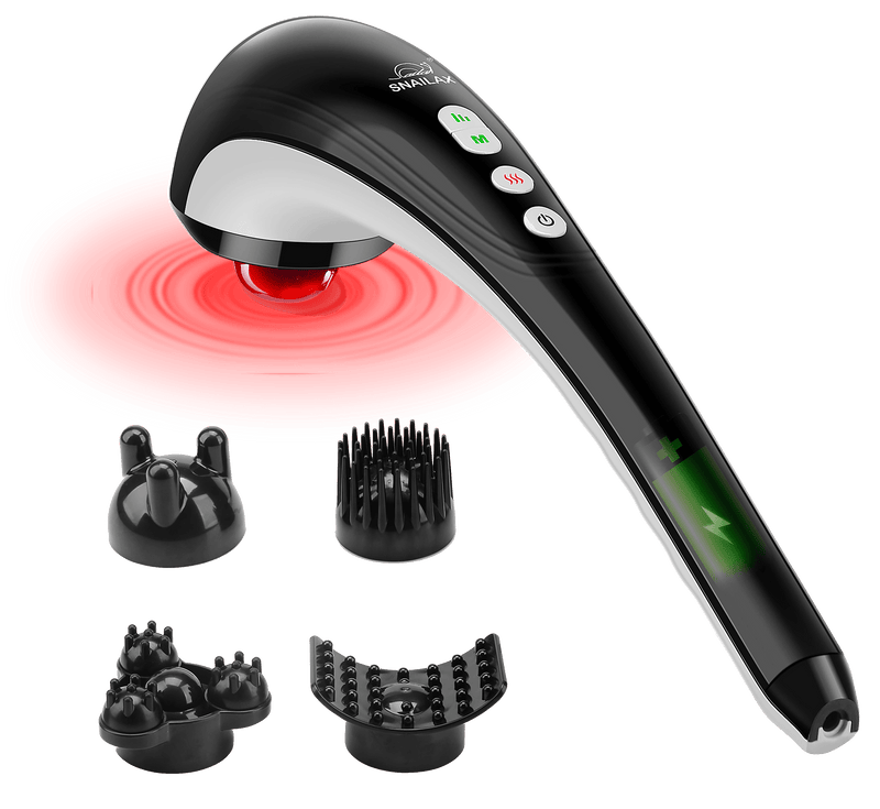 SNAILAX Handheld Cordless Back Massager with Handheld Percussion - 482