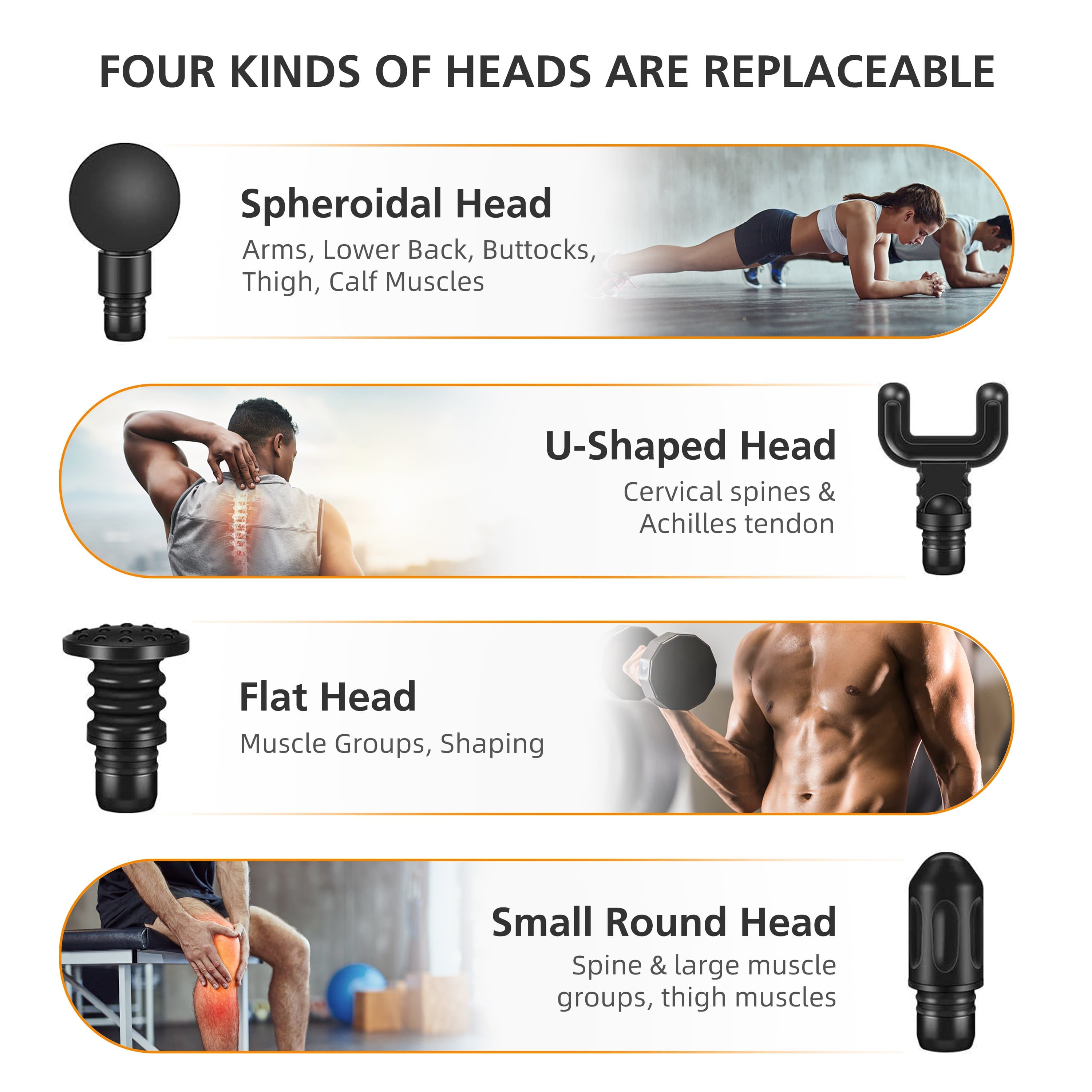 SNAILAX Handheld Cordless Massage Gun with Deep Tissue Percussion  - 491