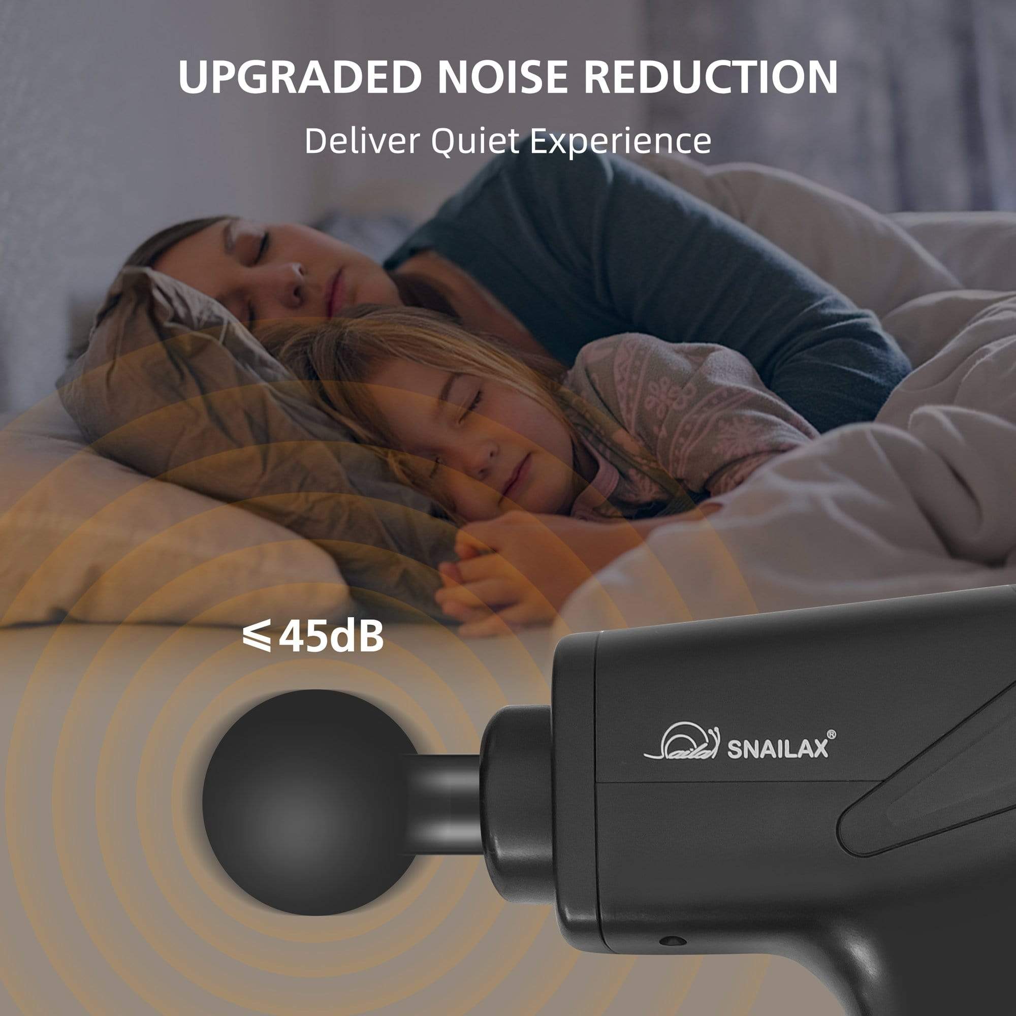 SNAILAX Handheld Cordless Massage Gun with Deep Tissue Percussion  - 491