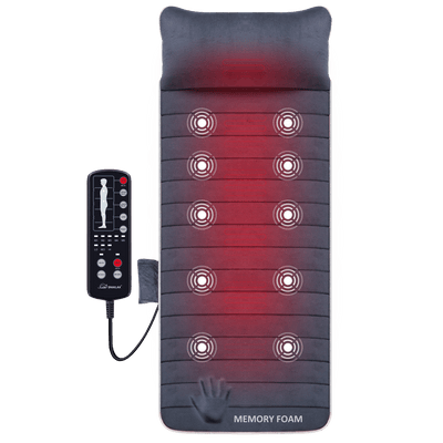 Memory Foam Full Body Massage Mat with Heat