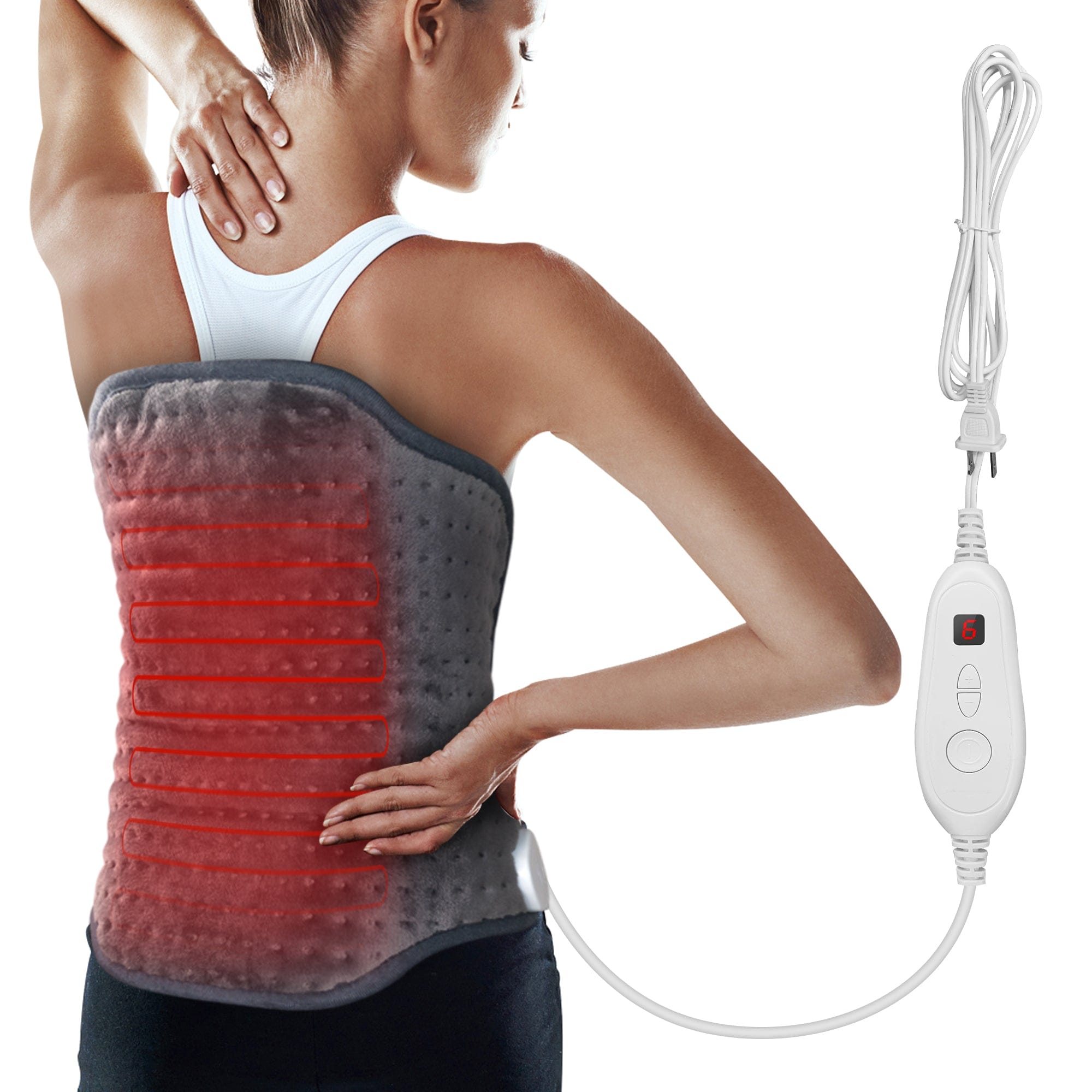 Snailax Massage Mat Snailax Heating Pad for Back Pain Relief - KH-019F3-2