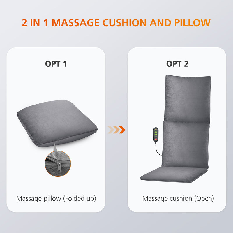 Snailax Massage Throw Pillow & Massage Seat Cushion - 609