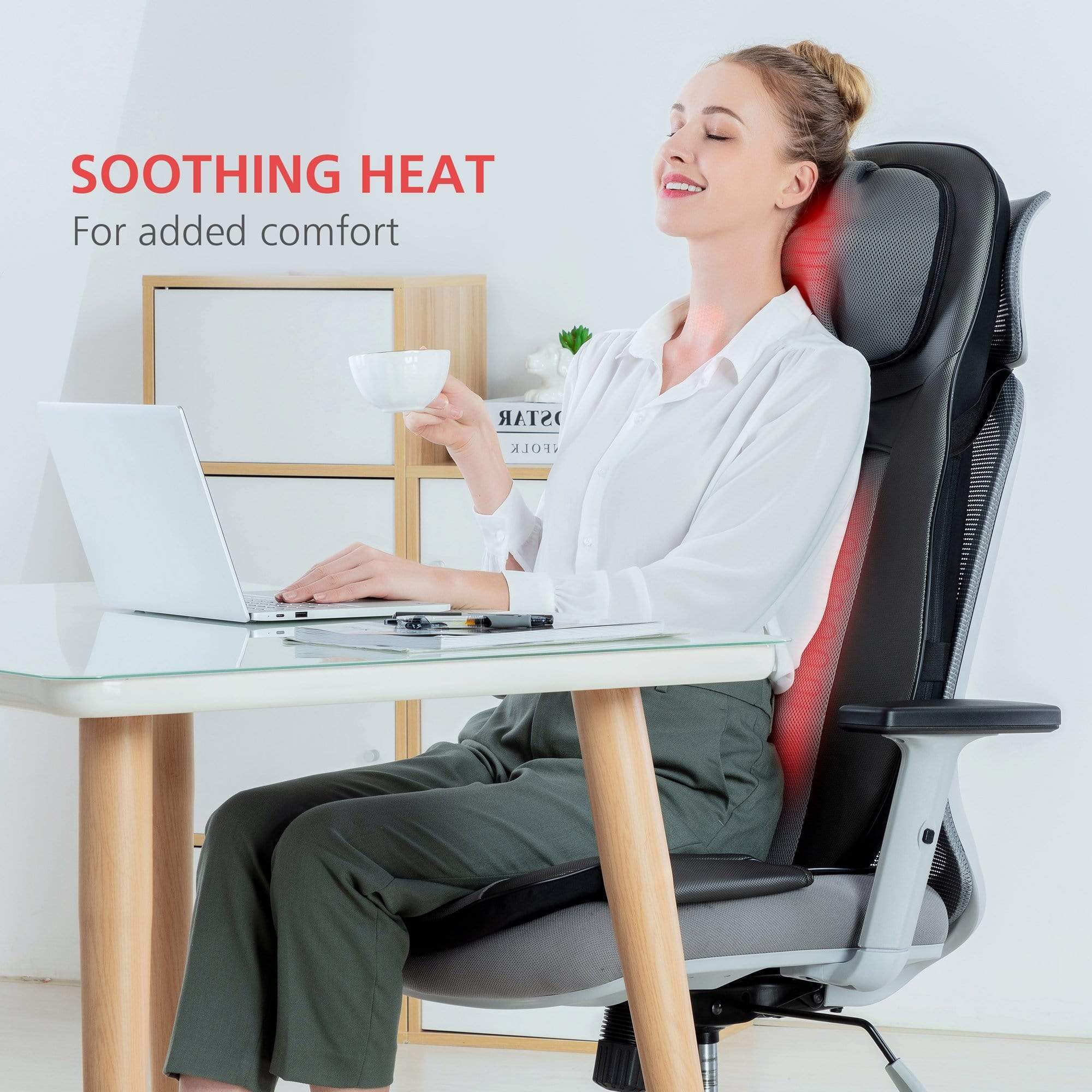 Shiatsu Back Massage Chair with Heat - Full Body Pain Relief