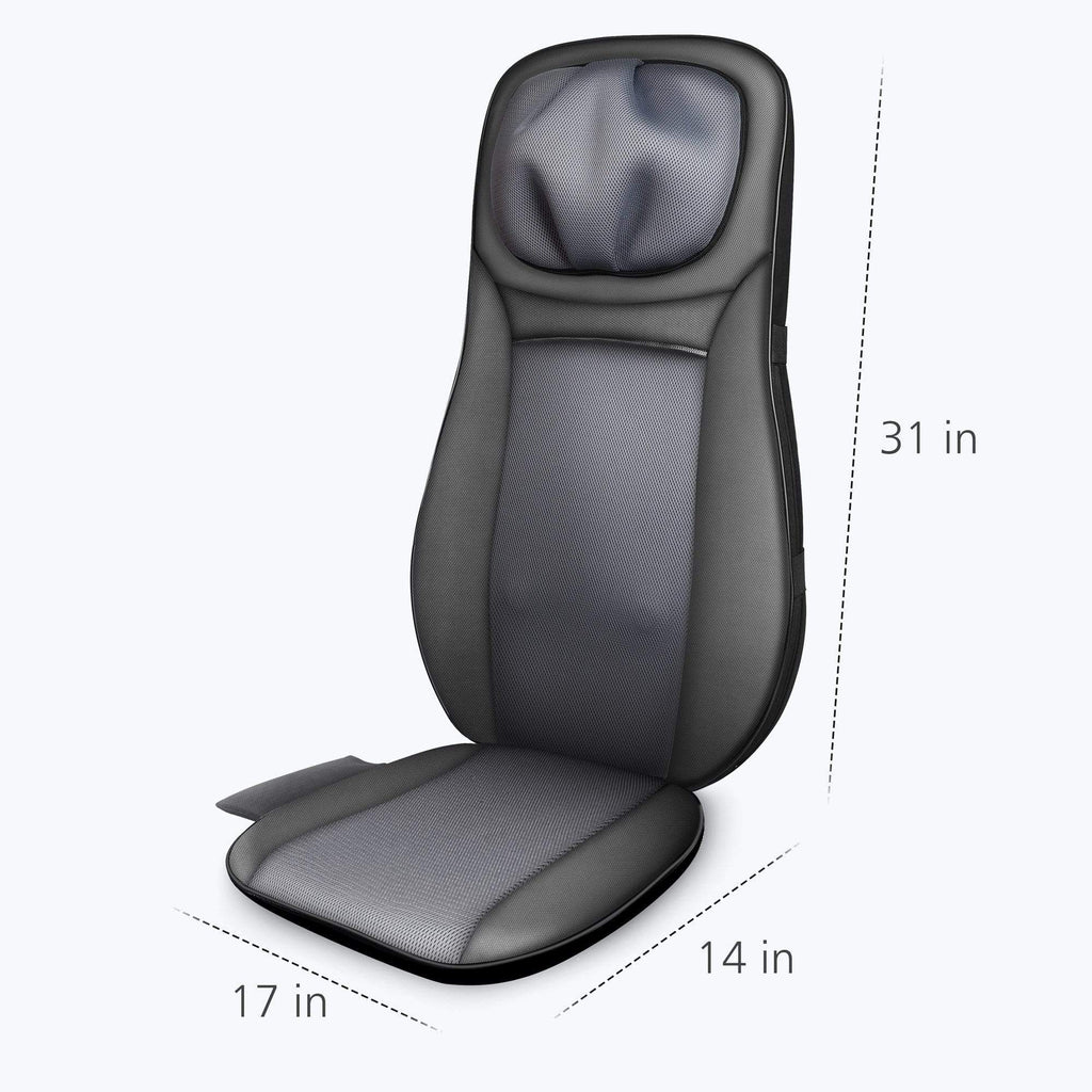 8 Mode Massage Chair Pad With Heated Back Neck Cushion For Car